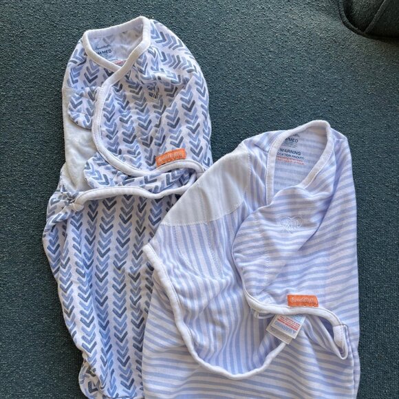 SwaddleMe Luxe Easy Change Swaddle – Size Small/Medium, 0-3 Months, 2-Pack - Picture 1 of 3